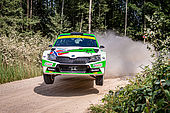 ŠKODA Teams gewinnen Kategorien WRC2 und WRC3 beim WM-Lauf Rallye Estland