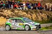 Rallye Spanien: Dreikampf von ŠKODA Fahrern um WRC2-Titel bleibt bis zum Finale offen